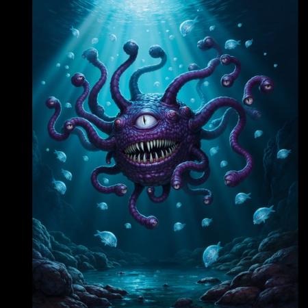 Magic creatures: Beholders! Flux & SDXL 1.0
