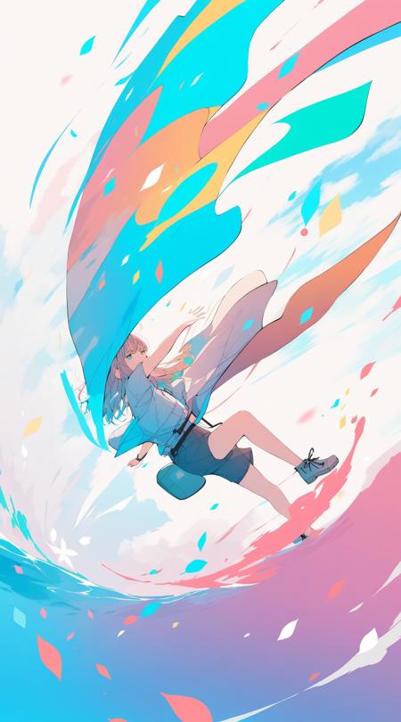 summer illustration| 夏日多巴胺插画风格 Animagine XL