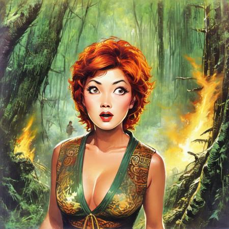 Style of Don Lawrence - SDXL