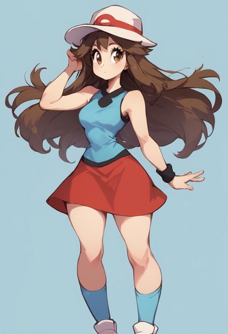 Leaf: Gorgeous Leaf Green | リーフ  (Pokemon) [Pony & Illustrious & SD1.5]