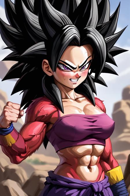 Caulifla + Super Saiyan 4 Form (Dragon Ball) [SDXL & SD1.5]