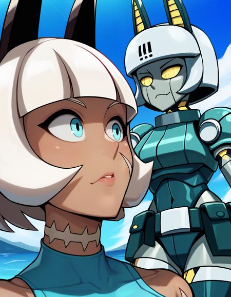 Ms. Fortune & Robo-Fortune | Skullgirls版本Miss-robo-Fortune (ID: 372984)