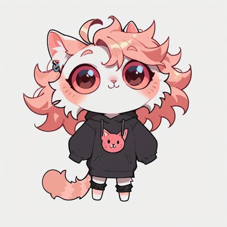 Pimpochka Cat Character Pose