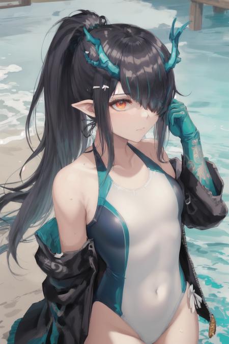 (Flux/SD1.5) Dusk Arknights 夕 明日方舟