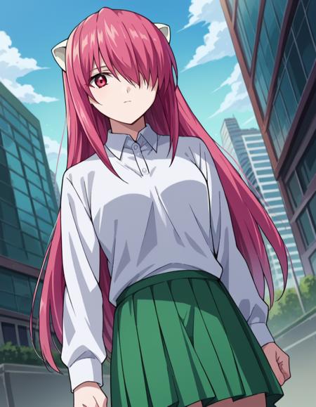 Kaede (楓) / Lucy (ルーシー) / Nyu (にゅう) - Elfen Lied (エルフェンリート)版本anime s1 (ID: 413423)
