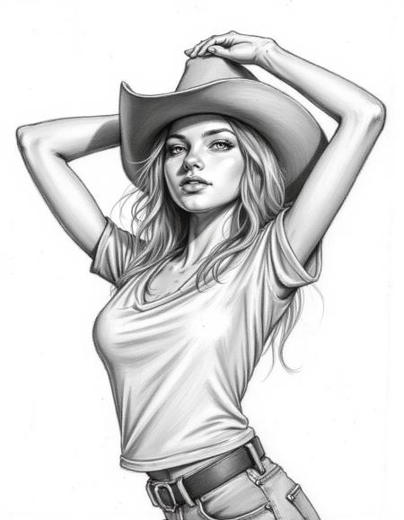Pencil sketch -FLUX Style LoRA版本v1.0 (ID: 786674)
