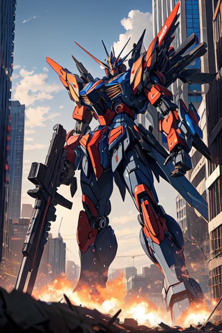 Super robot diffusion(Gundam, EVA, ARMORED CORE, BATTLE TECH like mecha lora)