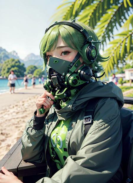 Techpunk Mask | Wearable LoRA