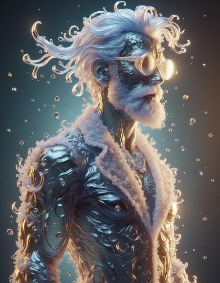 Liquid Water Flow Style [FLUX+SDXL+1.5]版本FLUX (ID: 890720)