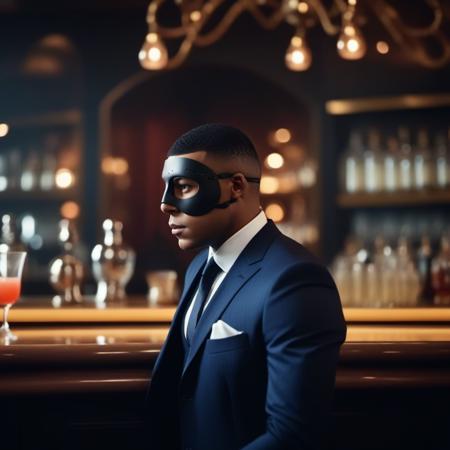 Masked M'bappé - SDXL