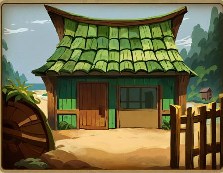 Voice of cards: the isle dragon roars, Landscape Cards