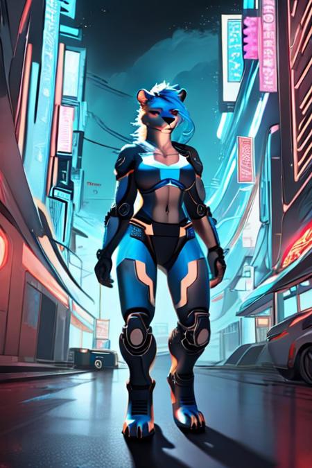 Biker - cyber - furry - human