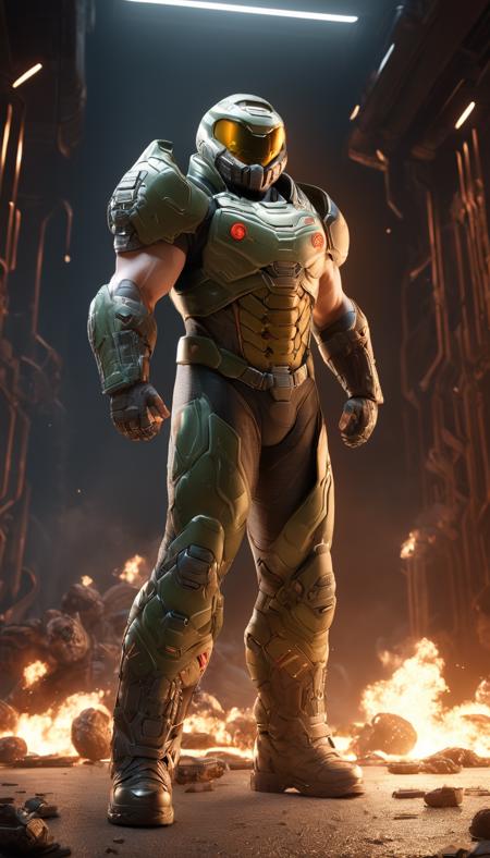 Doomguy (Doom Marine/Slayer) [Doom] LoRA XL