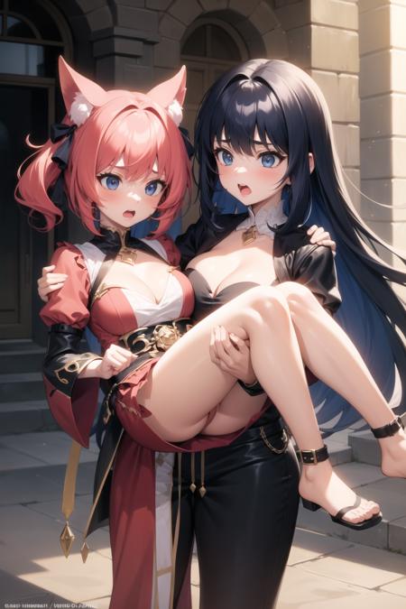 Carrying person / Princess carry