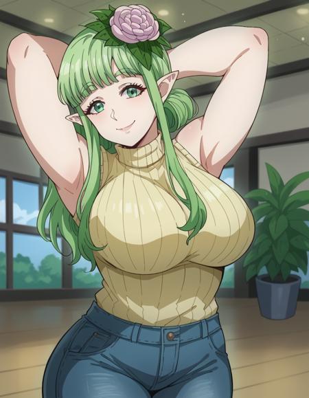 Kusahanada (草花田) - Plus-Sized Elf (Elf-san wa Yaserarenai.) (エルフさんは痩せられない。)版本anime s1 (ID: 888537)