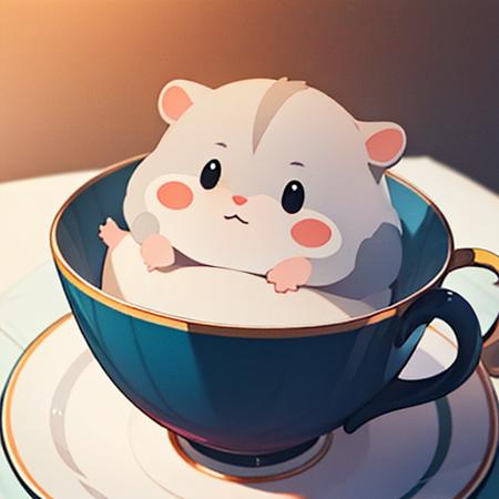 杯中的仓鼠（莫名成了可汗）hamster in cup