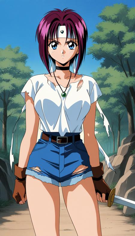 霧沢風子 illustrious Kirisawa_Fuko (Flame of Recca)版本illustrious_XL (ID: 1263014)