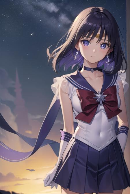 Hotaru Tomoe (土萠 ほたる) / Sailor Saturn (セーラーサターン) - Sailor Moon (美少女戦士セーラームーン)