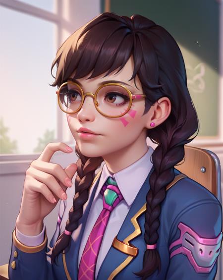 D.Va Academy Skin (Pony & Illustrious)