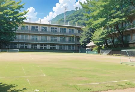 学校の校庭 School grounds PONY