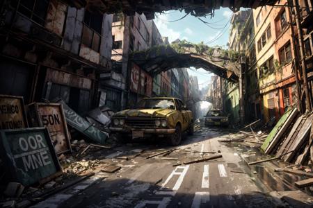 Old Time Post Apocalyptic Enviroment