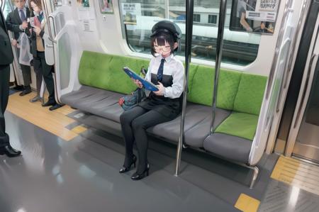 JR East E235 series / train interior