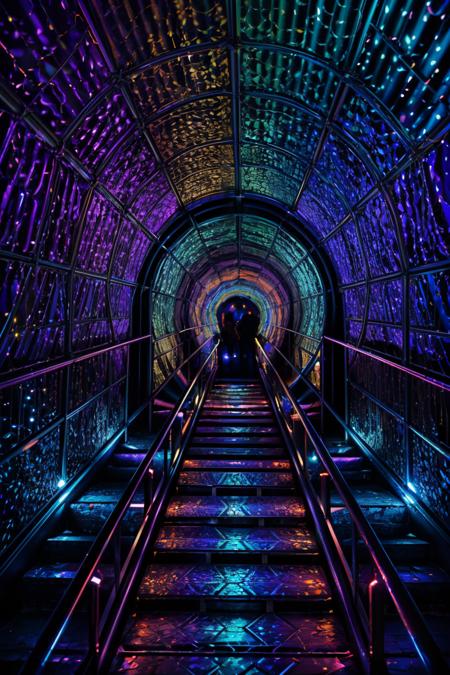 Light Tunnel | Rainbow Tunnel