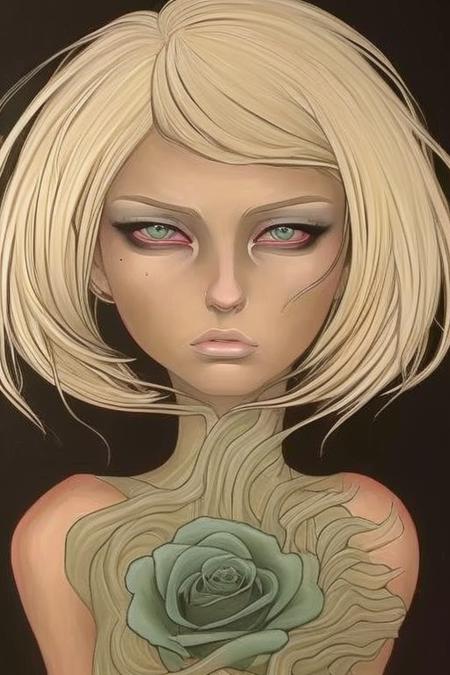 Audrey Kawasaki and Woman