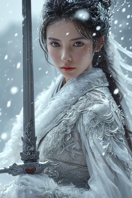 Swordswoman_白衣女子剑客版本v1.0 (ID: 348533)