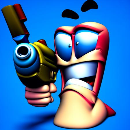 Worms Team17 render mix [SDXL]版本SDXL V1 (ID: 600381)