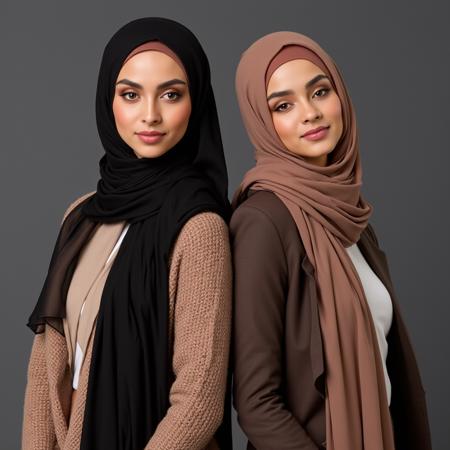 Hijab Fashion (choose from diffrent styles) XL + F1D + SD 1.5