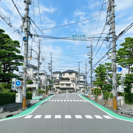 日本の住宅街の道路 / Residential streets in Japan SDXL