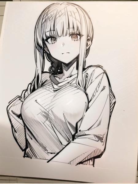 线条速写风格 ｜ pen sketch style