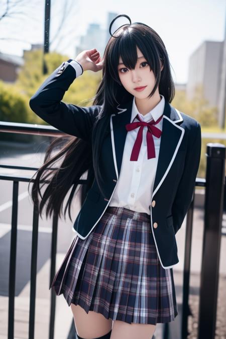 雪之下雪乃 冬校服 yukinoshita yukino