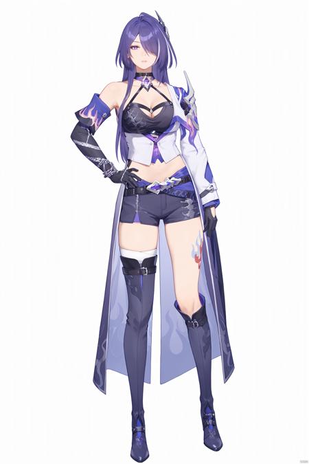 ( A3 | Pony | Kohaku) SDXL Lora-黄泉-Acheron-崩坏：星穹铁道 Honkai Star Rail-MIHOYO Collection 米家全家桶系列