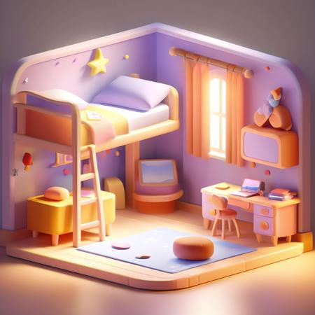 【SDXL】Cartoon Room | Dataset版本v1.0 (ID: 225910)
