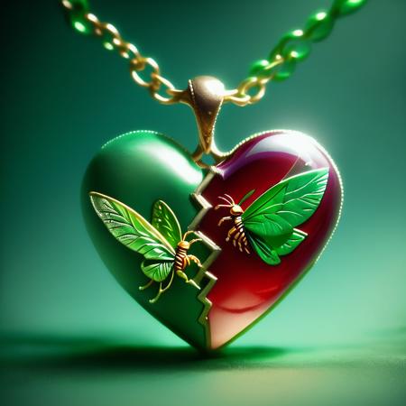 ? Split Heart Necklace PDXL ? - Custom broken heart necklace