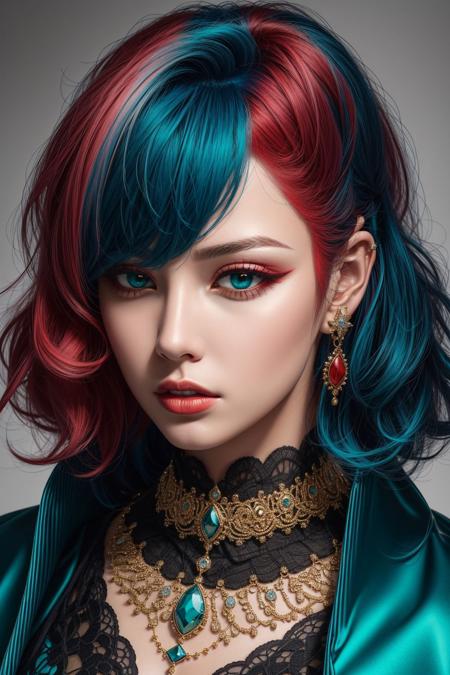 Hair colors and styles (male and female)