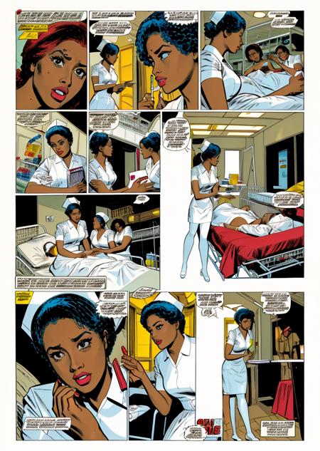 Nurse Comic Generator (EXTREMELY SILLY LoRA EXPERIMENT)