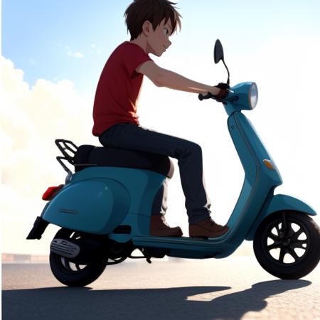 Driving Motor Scooter (Concept)