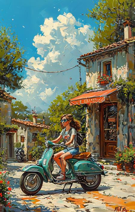 A painting style with a preference for motorcycles - tangbohu [SDXL] 5