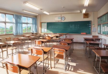 学校の教室 / Japanese School Classroom PONY