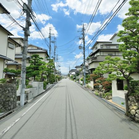 日本の住宅街の道路 / Residential streets in Japan SDXL
