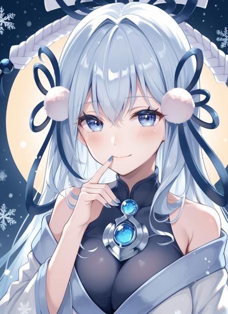 Yu-Gi-Oh! - Yuki-Onna, the Absolute Zero Mayakashi (零氷の魔妖－雪女) illu/PonyXL