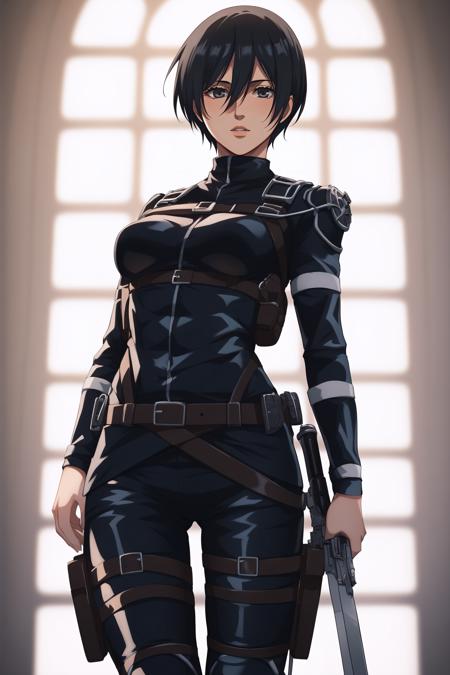 Adult Mikasa Ackerman | Attack on Titan: The Final Season | PonyXL and sd 1.5