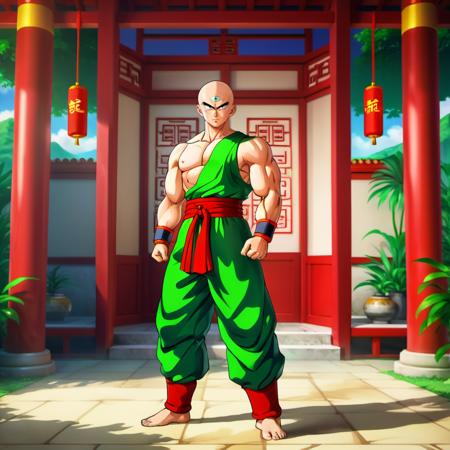 Ten Shin Han - Dragon Ball - SDXL Realistic & Anime