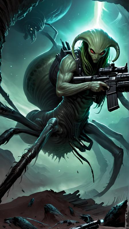 Arachnid - Creature Concept - SDXL