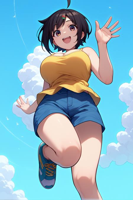 Tomoko Sakurai/桜井 智子 (Sora no Otoshimono) SDXL LoRA [Pony Diffusion]