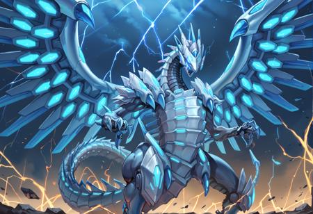 Yu-Gi-Oh! - Blue Eye Chaos Max Dragon (ブルーアイズ・カオス・ＭＡＸ・ドラゴン) PonyXL