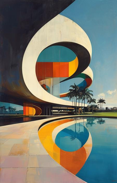 designed by Oscar Niemeyer [SDXL] 313